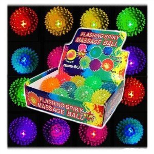 Flashing Spikey Massage ball